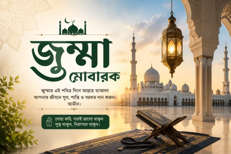 জুম্মা মোবারক নিয়ে ক্যাপশন